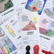 Portada Calendario mesa de tarjetas 2026 72 kilos 4