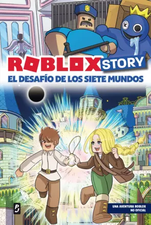 Portada Roblox Story. El desafío de los siete mundos