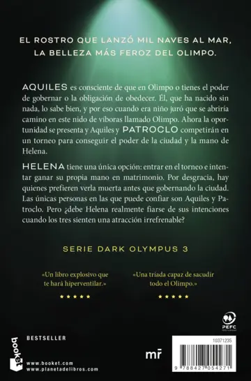 Contraportada Dioses indomables (Wicked Beauty)