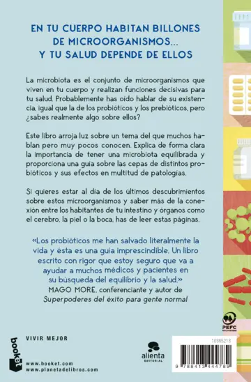 Contraportada El revolucionario mundo de los probióticos