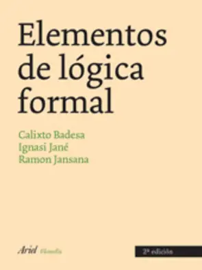 Portada Elementos de lógica formal