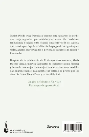 Contraportada Misión Olvido