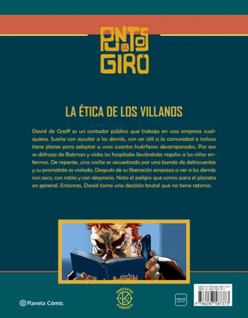 Contraportada La ética de los villanos