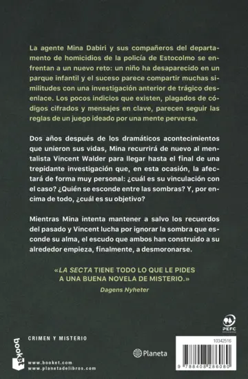 Contraportada La secta