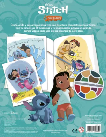 Contraportada Stitch. Pinta pósters