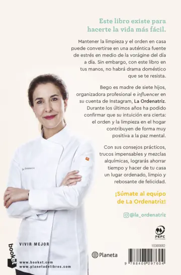 Contraportada Limpieza, orden y felicidad