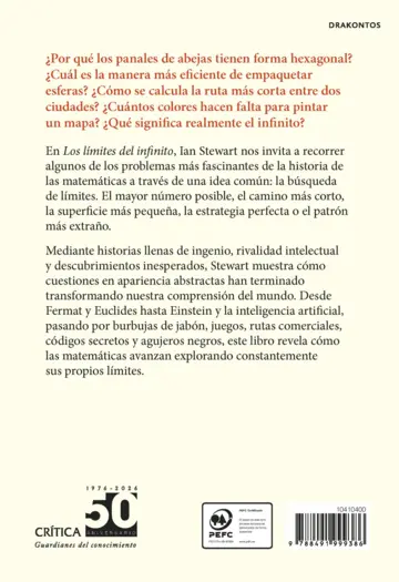 Contraportada Los límites del infinito
