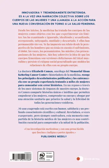 Contraportada No seas exagerada