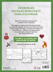 Miniatura contraportada Colorea Minecraft