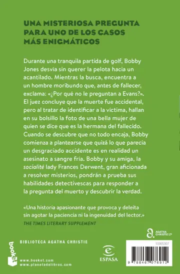 Contraportada ¿Por qué no le preguntan a Evans?