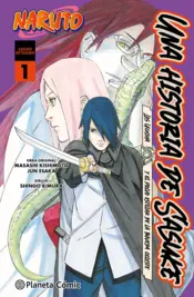 Portada Naruto: una historia de Sasuke. Los Uchiha y el polvo estelar de la bóveda celes