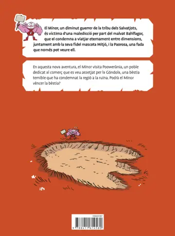 Contraportada Mínor el Salvatjot nº 04. La bèstia de Poowerània