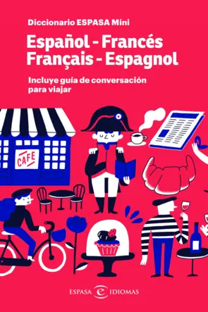 Portada Diccionario ESPASA mini. Español - Francés. Français - Espagnol