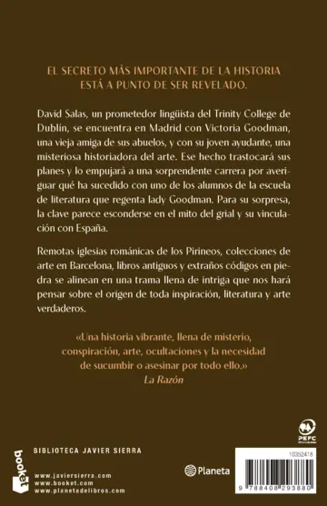 Contraportada El fuego invisible