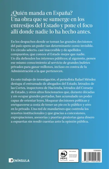 Contraportada Los dueños del Estado