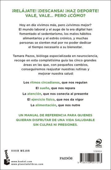 Contraportada Este libro te hará vivir más (o por lo menos mejor)