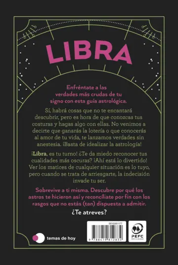 Contraportada Libra: Todo lo que odias de tu signo y todavía no sabes