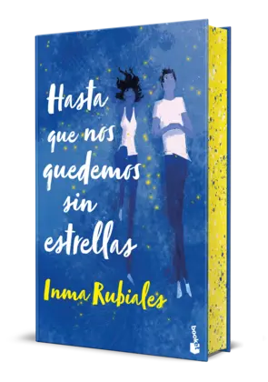 Portada Hasta que nos quedemos sin estrellas. Edición de bolsillo con cantos decorados