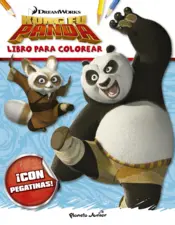 Portada Kung Fu Panda. Libro para colorear