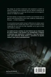 Miniatura contraportada La materia de las sombras