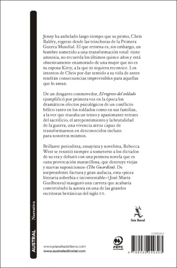 Contraportada El regreso del soldado