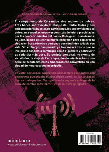 Contraportada Los caminantes nº 02/06 Necrópolis