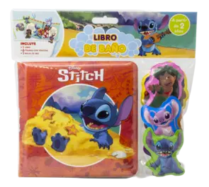 Portada Stitch. Libro de baño
