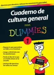 Portada Cuaderno de cultura general para Dummies 1