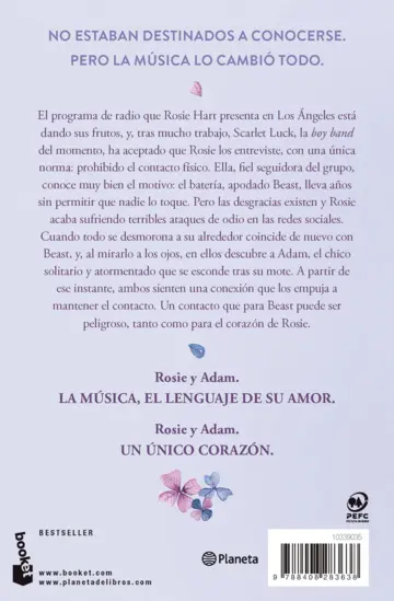 Contraportada Lonely Heart. Escucha a tu corazón (Scarlet Luck 1)