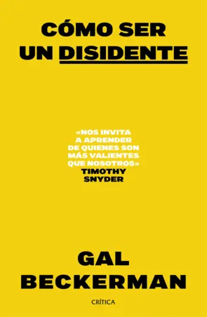 Portada Cómo ser un disidente