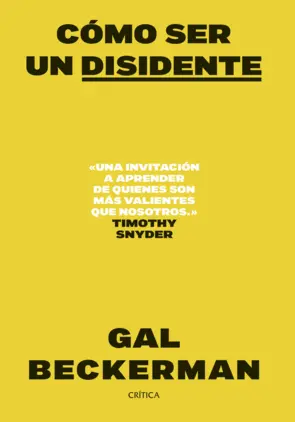 Portada Cómo ser un disidente