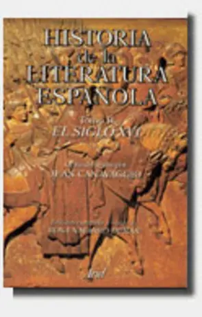 Portada Historia literatura española. El siglo XVI