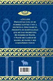 Miniatura contraportada Odisea. Edición limitada con cantos decorados