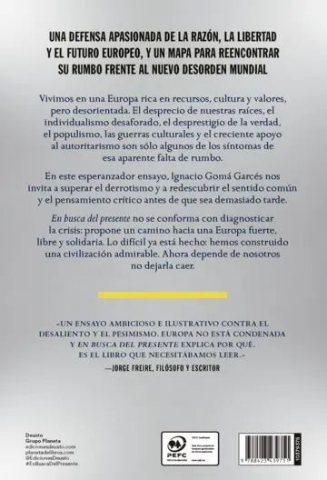 Contraportada En busca del presente