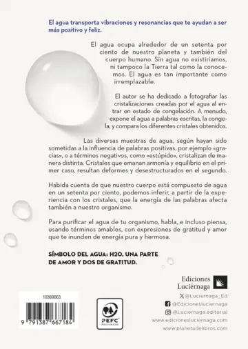 Contraportada El milagro del agua