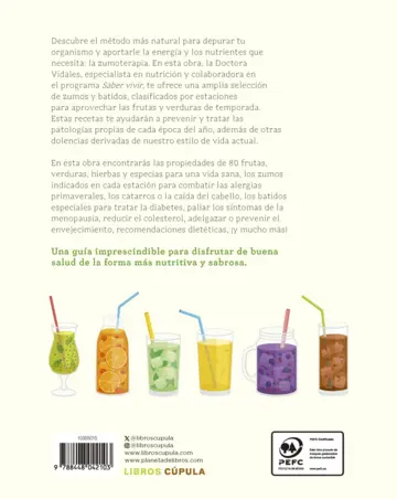 Contraportada Zumoterapia. Nueva edición actualizada