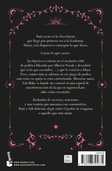 Contraportada Aurora (La Academia, 2)