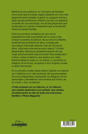 Contraportada Dos veces Vera