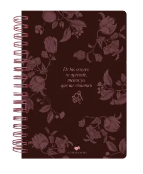 Portada Libreta De los errores se aprende pequeña (A5)