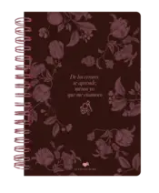 Portada Libreta De los errores se aprende pequeña (A5)