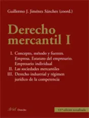 Portada Derecho Mercantil, I
