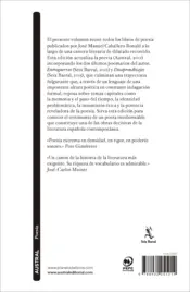 Miniatura contraportada Somos el tiempo que nos queda. Obra poética completa