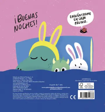 Contraportada BADABUM. El dragoncito se va a dormir