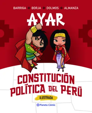Portada Constitución Política del Perú Ayar