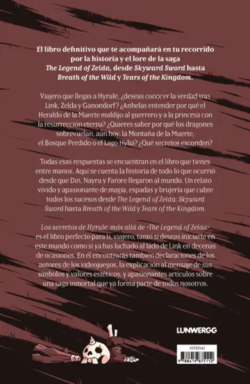 Contraportada Los secretos de Hyrule