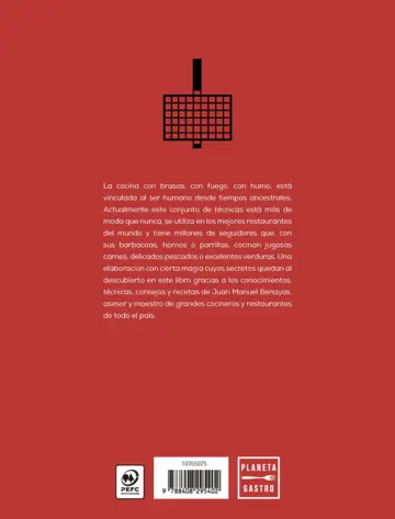 Contraportada Entre brasas. Edición tapa blanda