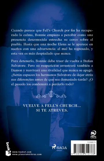 Contraportada Invocación (Crónicas Vampíricas, 4)