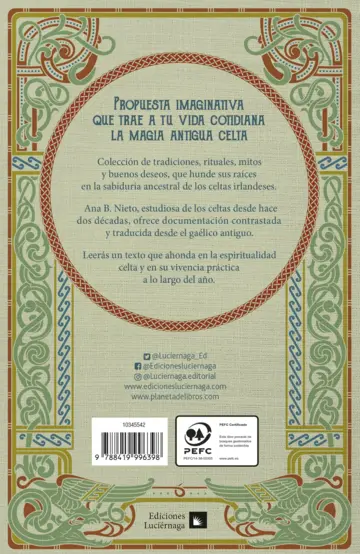 Contraportada Magia de los celtas