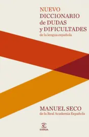 Portada Nuevo Diccionario de dudas y dificultades de la lengua española