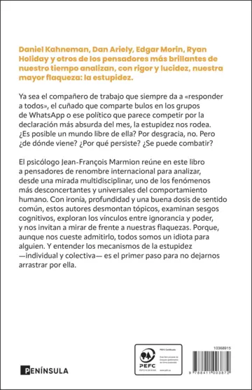 Contraportada La psicología de la estupidez